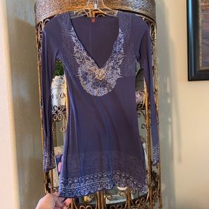 Boho Style Long Sleeved Blouse/Tunic